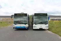 BRH ViaBus Mercedes Benz Citaro 1 G am 15.06.19 in Erlensee auf dem ehemaligen Fliegerhorst der US Army. Dort stehen viele Busse von RackTours und BRHVias Bus. Ich durfte durch Nachfrage eines Mitarbeiters Fotos machen