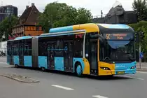 RARITÄT: MAN Lion's City GL CNG  DOT movia Arriva  mit Frontverkleidung  vom Neoplan Centroliner Evolution, Kopenhagen Juni 2019
