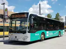 Hier ist der KA VK 778 von der VBK auf der Buslinie 30 zur Elbinger Straße unterwegs. Gesichtet am 31 Mai 2019 am Durlacher Tor in Karlsruhe.