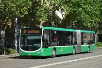 Mercedes Citaro 7035, auf der Linie 36, fährt zur Endstation am badischen Bahnhof. Die Aufnahme stammt vom 08.06.2019.