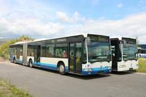 BRH ViaBus Mercedes Benz Citaro 1 G am 15.06.19 in Erlensee auf dem ehemaligen Fliegerhorst der US Army. Dort stehen viele Busse von RackTours und BRHVias Bus. Ich durfte durch Nachfrage eines Mitarbeiters Fotos machen