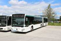 Racktours Mercedes Benz Citaro 2 G am 15.06.19 in Erlensee auf dem ehemaligen Fliegerhorst der US Army. Dort stehen viele Busse von RackTours und BRHVias Bus. Ich durfte durch Nachfrage eines Mitarbeiters Fotos machen