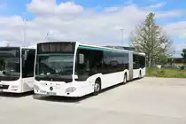 Racktours Mercedes Benz Citaro 2 G am 15.06.19 in Erlensee auf dem ehemaligen Fliegerhorst der US Army. Dort stehen viele Busse von RackTours und BRHVias Bus. Ich durfte durch Nachfrage eines Mitarbeiters Fotos machen