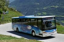 Setra 415 UL 'VS 38004' der LLB der am 16.6.19 weitere Fahrgäste zum Festumzug nach Erschmatt bringt.