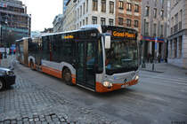 Am 05.02.2018 wurde dieser Mercedes Benz Citaro G der zweiten Generation mit dem Kennzeichen 1-HNB-389 in Brüssel gesehen.