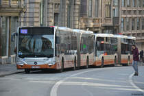 Am 05.02.2018 wurde dieser Mercedes Benz Citaro G der zweiten Generation mit dem Kennzeichen 1-HNB-376 in Brüssel gesehen.