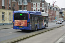 11-BHX-5 fährt am 06.02.2018 auf der Linie 3 durch Maastricht. Aufgenommen wurde ein VDL Citea Electric.