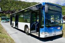 MB Citaro I 'VS 38013' der LLB der am 16.6.19 als Shuttle in Erschmatt angekommen ist.