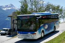 Setra 412 UL 'VS 38005' der LLB am 16.6.19 unerwegs nach Leuk.