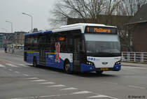 62-BHP-7 fährt am 06.02.2018 auf der Linie 1 durch Maastricht. Aufgenommen wurde ein VDL Citea.