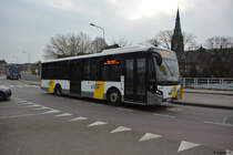 1-FYG-757 fährt am 06.02.2018 durch Maastricht. Aufgenommen wurde ein VDL Citea.