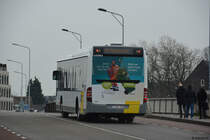 Am 06.02.2018 fuhr 1-SCG-392 auf der Linie 63 durch Maastricht. Aufgenommen wurde ein Mercedes Benz Citaro Facelift Low Entry.