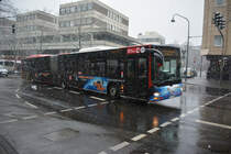 AC-L 138 fuhr am 06.02.2018 auf der Linie 2 durch Aachen. Aufgenommen wurde ein MAN Lion's City G.