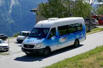 MB Sprinter 'VS 38010' der am 16.6.19 als Shuttle nach Leuk unterwegs ist.