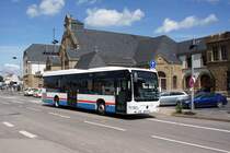 Bus Eisenach / Bus Wartburgkreis: Mercedes-Benz Citaro LE Ü vom Verkehrsunternehmen Wartburgmobil (VUW), eingesetzt im Überlandverkehr. Aufgenommen am Hauptbahnhof von Eisenach im Juni 2019.