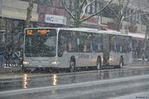 Am 06.02.2018 ist AC-L 903 auf der Linie 52 in Aachen unterwegs. Aufgenommen wurde ein Mercedes Benz Citaro G der ersten Generation Facelift.