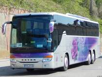 Setra 416 GT-HD von Mückenhausen (ex Obermaier) aus Deutschland im Stadthafen Sassnitz am 10.05.2016