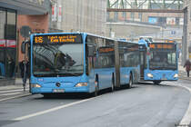 Am 10.02.2018 wurde W-SW 1163 in der Innenstadt von Wuppertal gesichtet. Aufgenommen wurde ein Mercedes Benz Citaro G Facelift.