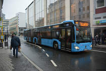 Am 10.02.2018 wurde W-SW 1466 in der Innenstadt von Wuppertal gesichtet. Aufgenommen wurde ein Mercedes Benz Citaro G der zweiten Generation.