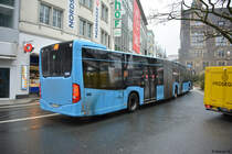 Am 10.02.2018 wurde W-SW 1466 in der Innenstadt von Wuppertal gesichtet. Aufgenommen wurde ein Mercedes Benz Citaro G der zweiten Generation.