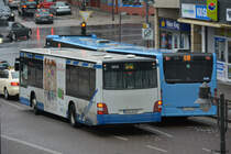 Am 10.02.2018 fuhr W-SW 3613 auf der Linie 646 durch Wuppertal. Aufgenommen wurde ein MAN Lion's City.