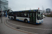 Am 10.02.2018 fuhr W-SW 3608 auf der Linie 608 durch Wuppertal. Aufgenommen wurde ein MAN Lion's City.