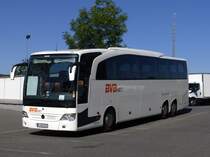 Mercedes Benz Travego von BVB (Bus Verkehr Berlin) gesehen in Weiden Oberpfalz 30.06.2019