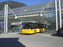 Postauto/PU Reptrans GR 43393 (Volvo 8900LE) am 13.6.2019 beim Bhf. Chur