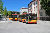 HSB Solaris Urbino 18 Wagen 71 am 28.06.19 in Hanau Freiheitsplatz