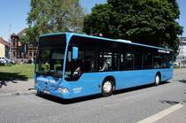 Bus Kaiserslautern / Verkehrsverbund Rhein-Neckar: Mercedes-Benz Citaro (PS-QL 16) vom Omnibusreiseverkehr Bandner & Sohn GmbH, aufgenommen im Juni 2019 am Hauptbahnhof in Kaiserslautern.