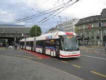 vböl Nr. 406 (Hess Lightram 4 BGGT-N2D) am 10.6.2019 beim Bhf. Luzern