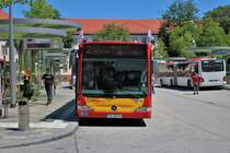 HSB Mercedes Benz Citaro 1 Facelift G Wagen 94 am 28.06.19 in Hanau Freiheitsplatz 