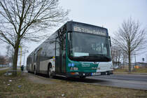 P-AV 931 fuhr am 10.03.2018 auf der Linie 605 zwischen Golm und Potsdam Hbf. Aufgenommen wurde ein MAN Lion's City.