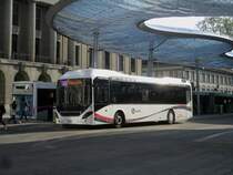 BBA Nr. 49 (Volvo 7900 Hybrid) am 24.5.2019 beim Bhf. Aarau