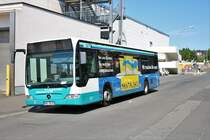 Stadtverkehr Maintal Mercedes Benz Citaro 1 Facelift am 06.07.19 in Frankfurt Enkheim