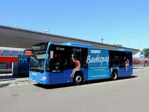 Emmendingen - 5. July 2019 : Citaro K C2 nammens Lenz am ZOB.