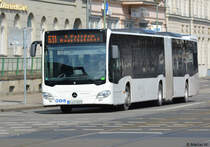 B-LC 5223 fuhr am 02.04.2018 auf der Linie 631 zwischen Werder und Potsdam. Aufgenommen wurde ein Mercedes Benz Citaro der zweiten Generation / Potsdam, Platz der Einheit.