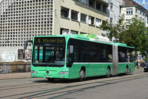 Mercedes Citaro 705, auf der Tramersatzlinie 6, fährt zur Haltestelle Morgartenring. Die Aufnahme stammt vom 16.06.2019.