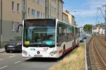 Balser Reisen Mercedes Benz Citaro 2 G als SEV Linie für die VGF U-Bahn Linien U1 U2 U3 und U8 am 06.07.19 in Frankfurt Eschersheim 