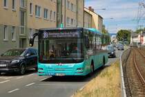 ICB MAN Lions City Wagen 511 als Linie 39 am 06.07.19 in Frankfurt am Main 