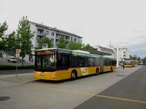 Postauto/PU Stutz Nr. 271 (MAN A23 Lion's City GL) am 27.5.2019 beim Bhf. Affoltern am Albis
