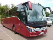 Setra 516 MD Vorführwagenaus aus Deutschland im Stadthafen Sassnitz am 15.05.2016
