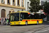 Mercedes Citaro 71, auf der Linie 37, wartet an der Endstation am Aeschenplatz. Die Aufnahme stammt vom 03.07.2019.