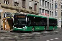 Mercedes Citaro 7033, auf der Linie 48, fährt Richtung Haltestelle Schützenhaus. Die Aufnahme stammt vom 02.07.2019.