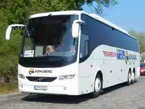 Volvo 9700 von Sohlberg aus Schweden im Stadthafen Sassnitz am 24.05.2016