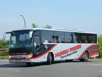 Setra 416 GT-HD von Hunau Reisen -Knipschild aus Deutschland in Sassnitz am 23.05.2016