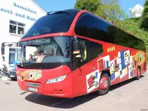 Neoplan Cityliner von Geschwister Bur Reisen aus Deutschland im Stadthafen Sassnitz am 25.05.2016
