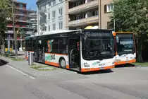 Regiobus Nr. 27 (MAN A21 Lion's City) am 29.6.2019 beim Bhf. Gossau