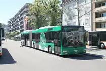 St.Gallerbus (VBSG) Nr. 298 ''FCSG'' (MAN A23 Lion's City GL) am 29.6.2019 beim Bhf. Gossau