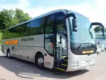 MAN Lion's Coach von Astl aus Deutschland im Stadthafen Sassnitz am 29.05.2016
